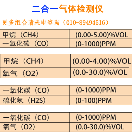 四合一氣體檢測儀