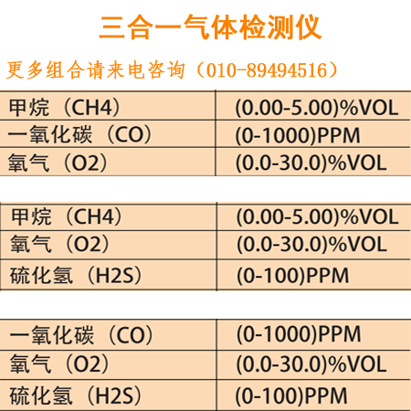 四合一氣體檢測儀